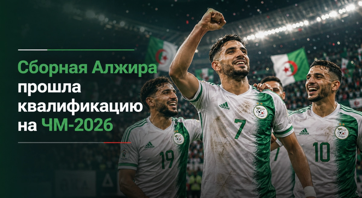Сборная Алжира прошла квалификацию на ЧМ-2026