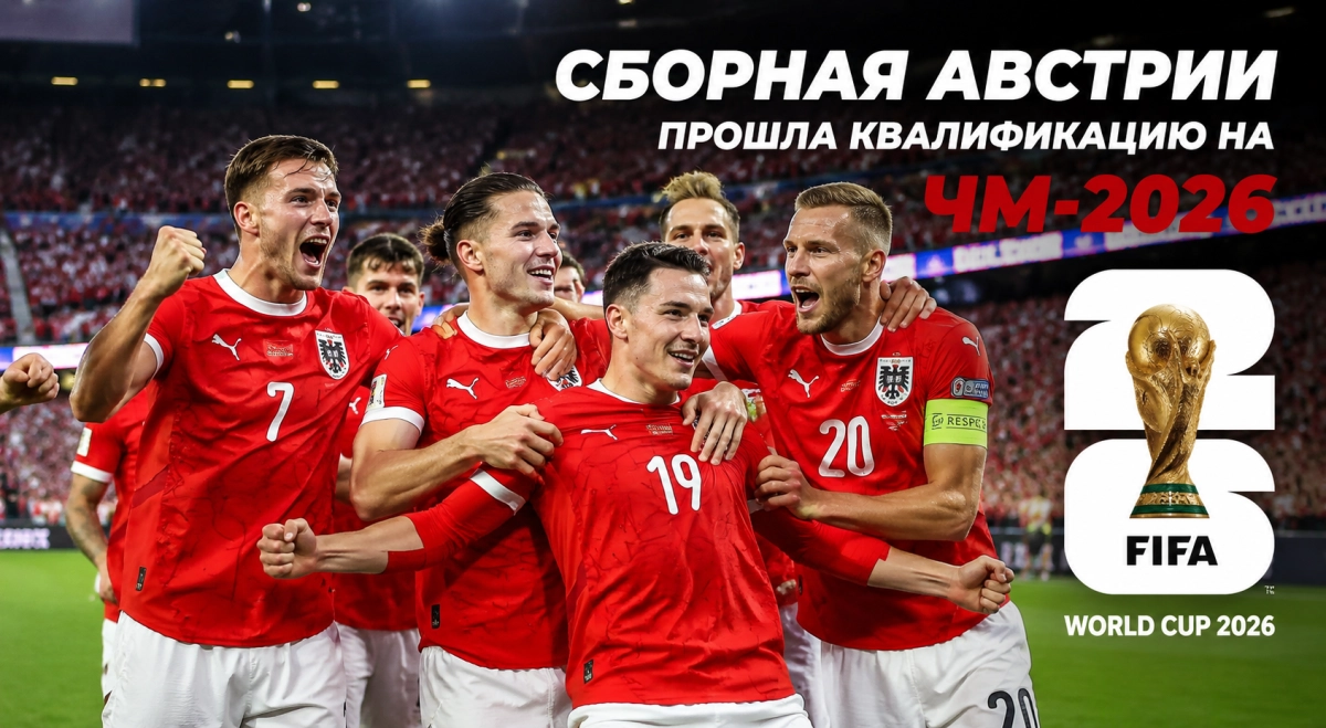 Сборная Австрии прошла квалификацию на ЧМ-2026