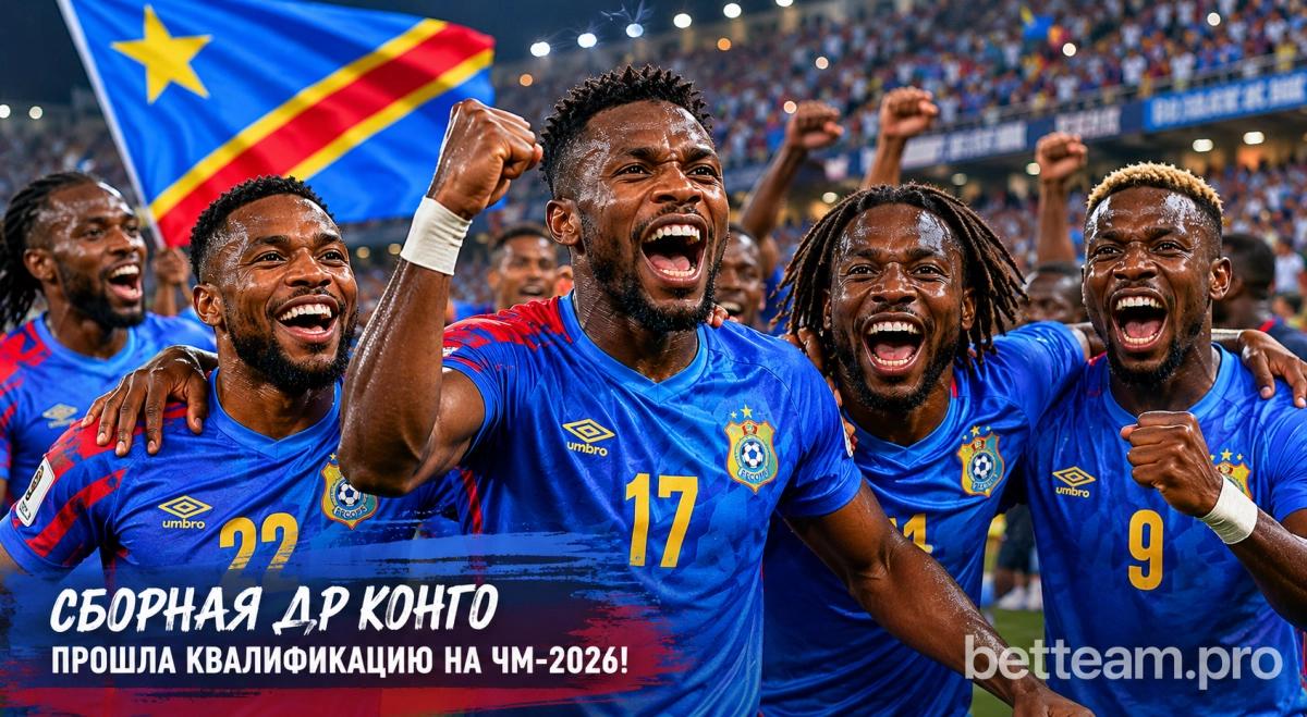 Сборная ДР Конго прошла квалификацию на ЧМ-2026