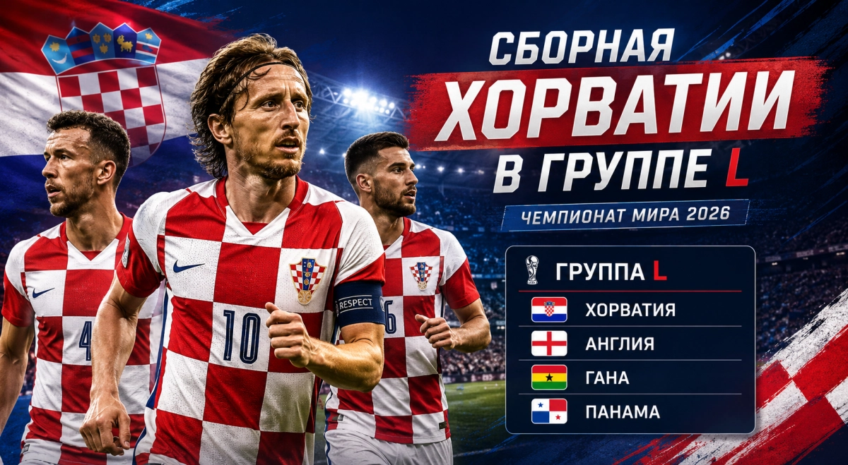 Сборная Хорватии в группе L на чемпионате мира 2026