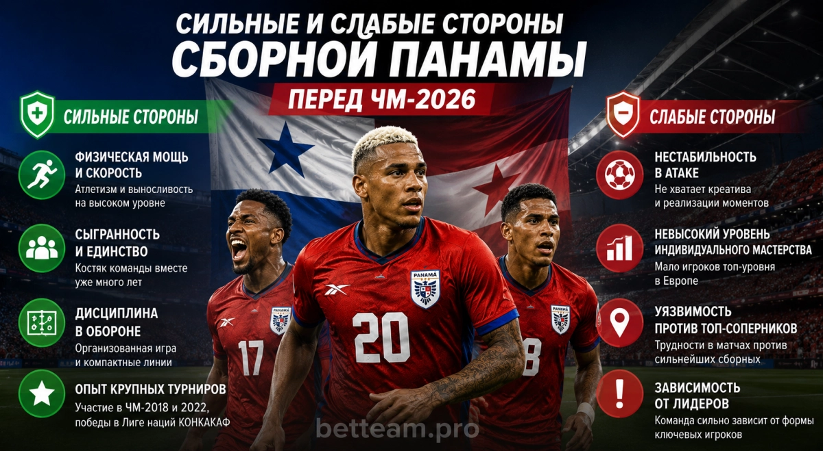 Сильные и слабые стороны сборной Панамы перед ЧМ-2026