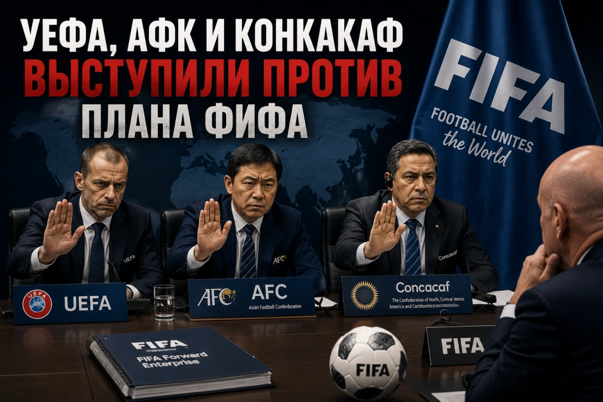 УЕФА, АФК и КОНКАКАФ выступили против плана ФИФА