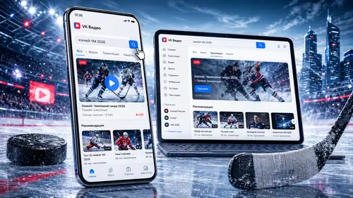 Как найти трансляцию хоккея на VK Видео