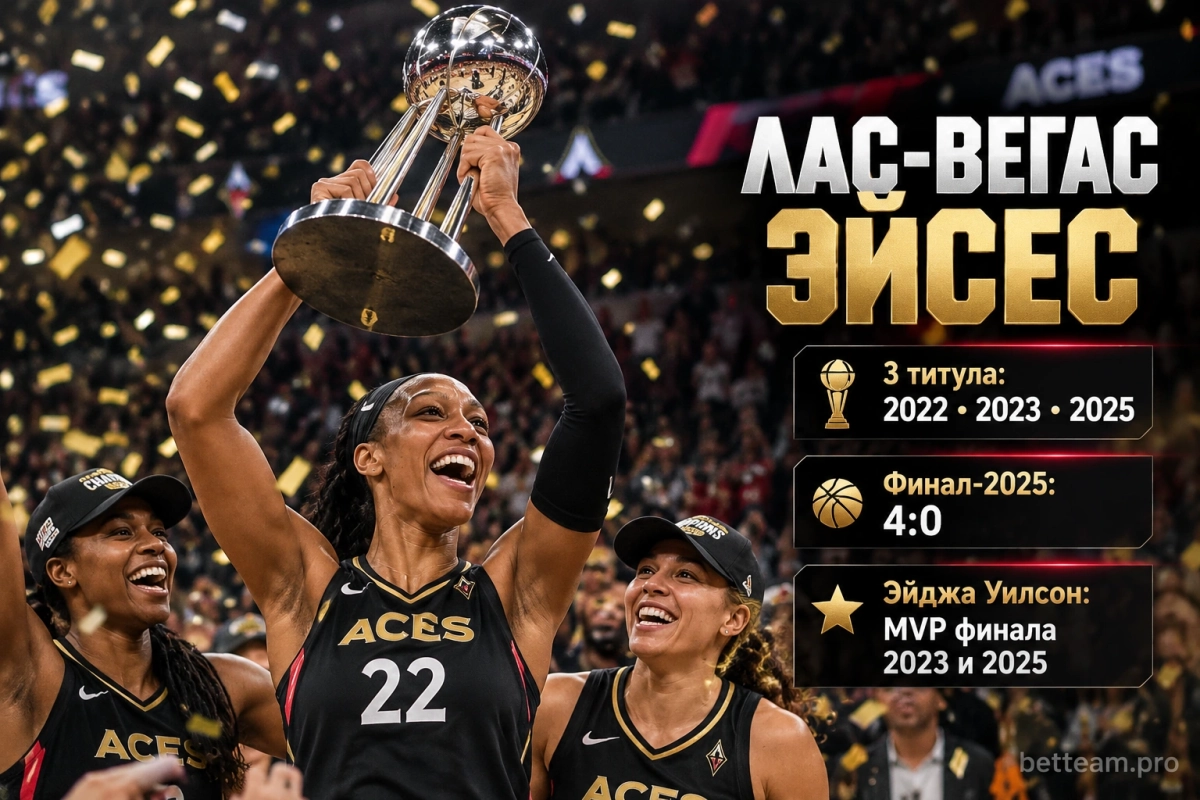 Лас-Вегас Эйсес &mdash; чемпионки WNBA 2022, 2023 и 2025 годов