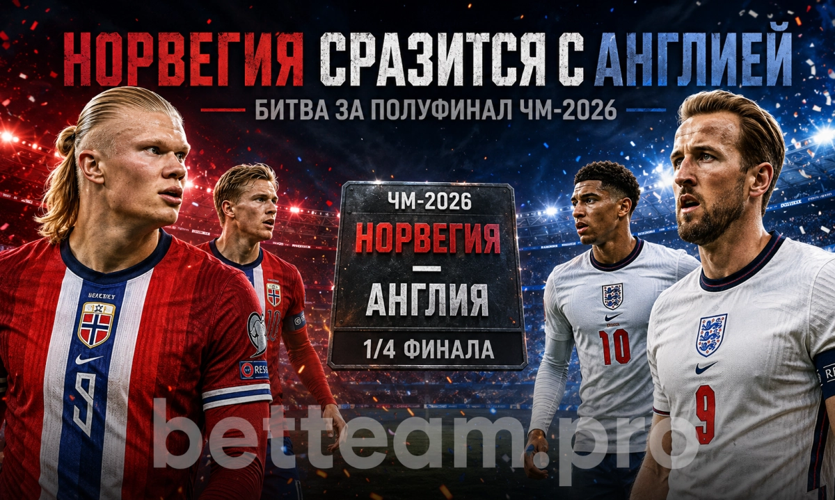 Норвегия сразится с Англией