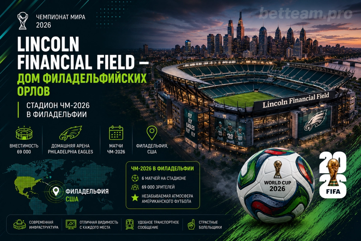 Lincoln Financial Field &mdash; стадион Philadelphia Eagles