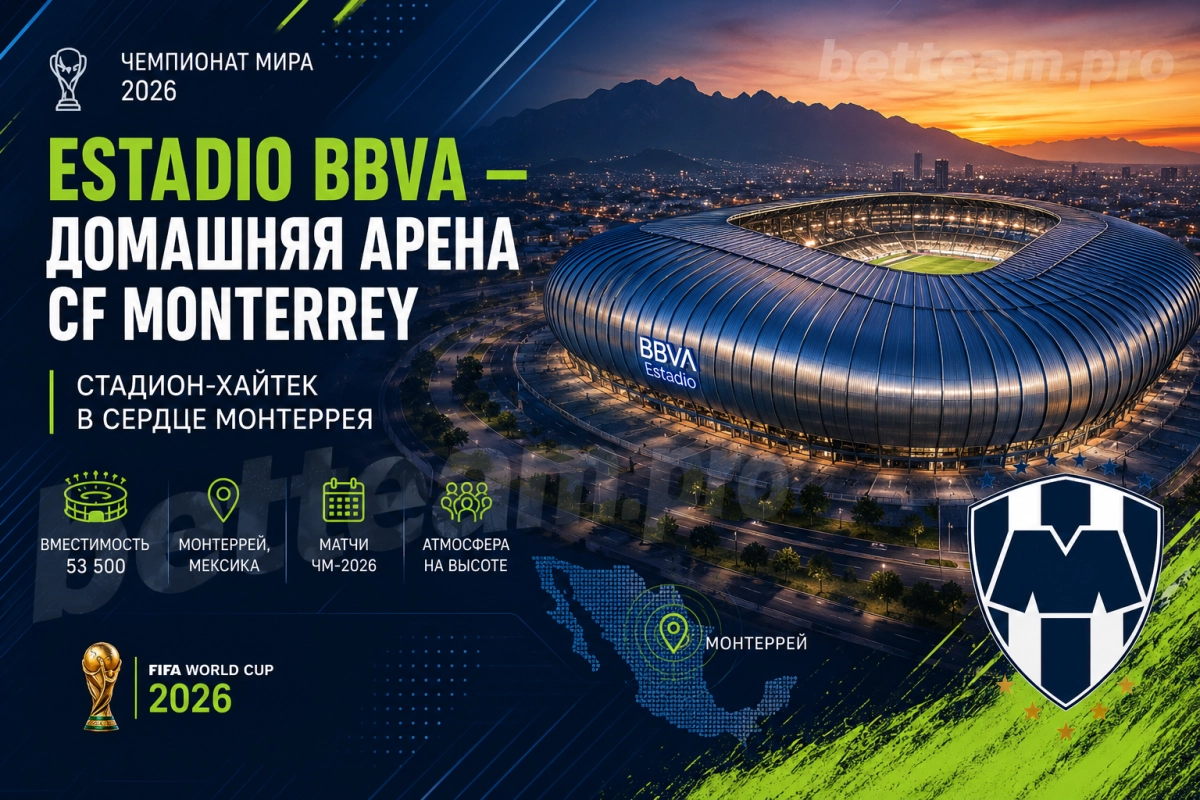 Estadio BBVA &mdash; домашняя арена CF Monterrey
