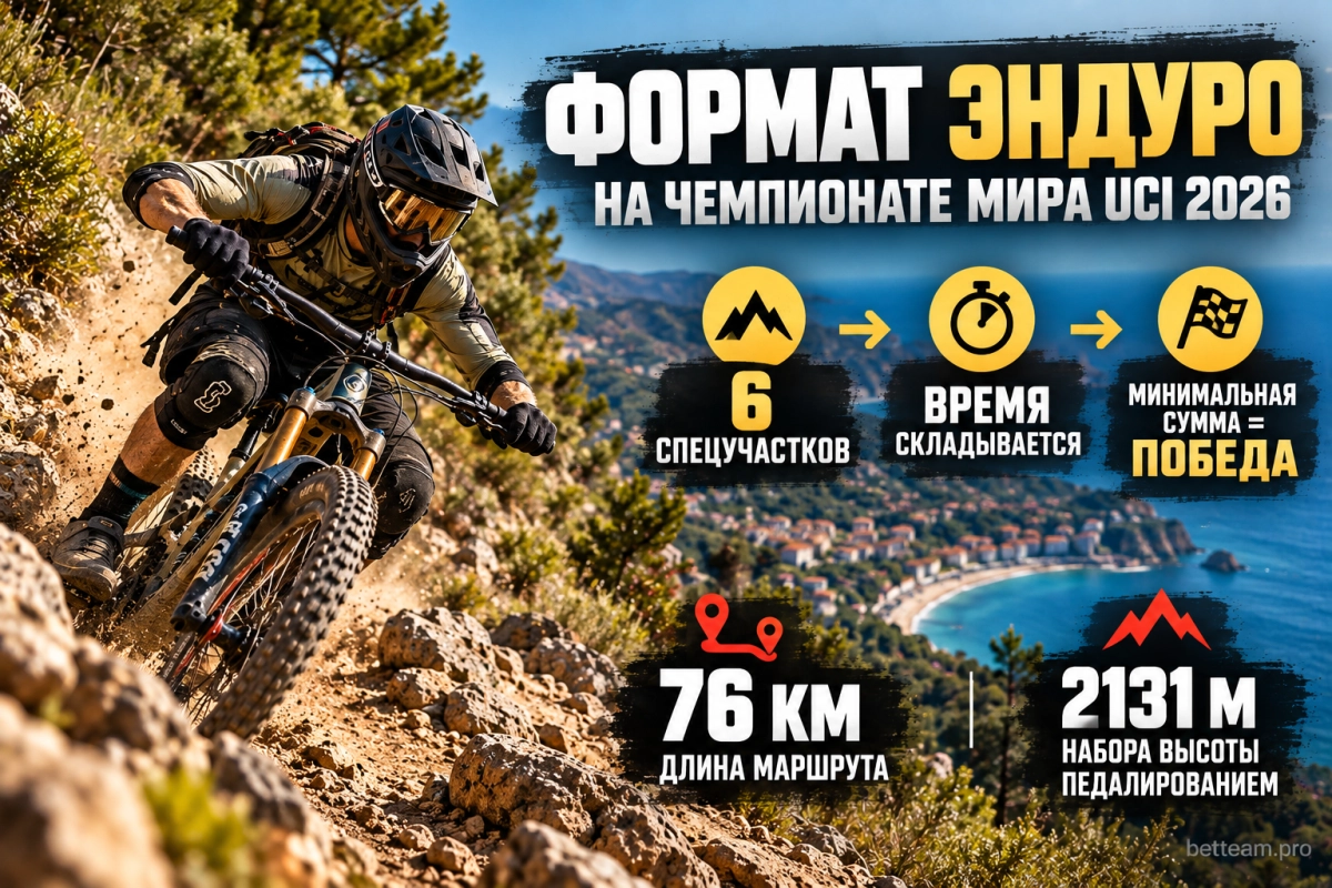 Формат эндуро на чемпионате мира UCI 2026