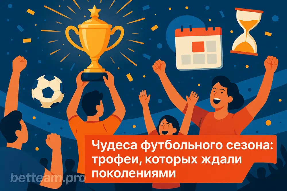 Чудеса футбольного сезона: трофеи, которых ждали поколениями