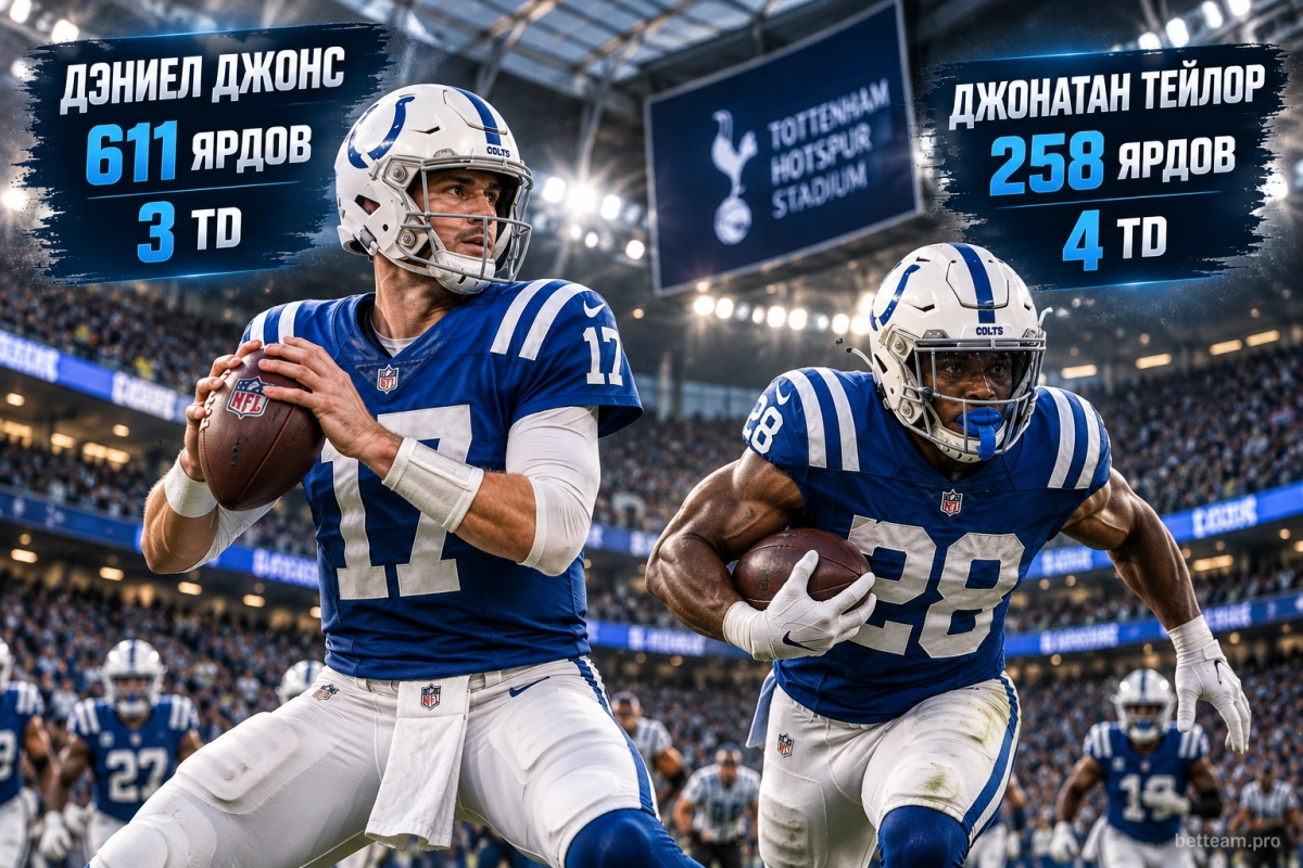 Дэниел Джонс и Джонатан Тейлор перед матчем Colts &mdash; Commanders