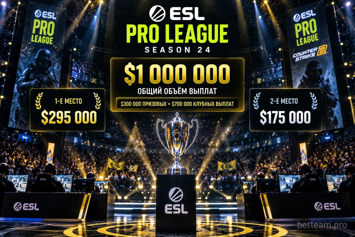 Призовой фонд ESL Pro League Season 24