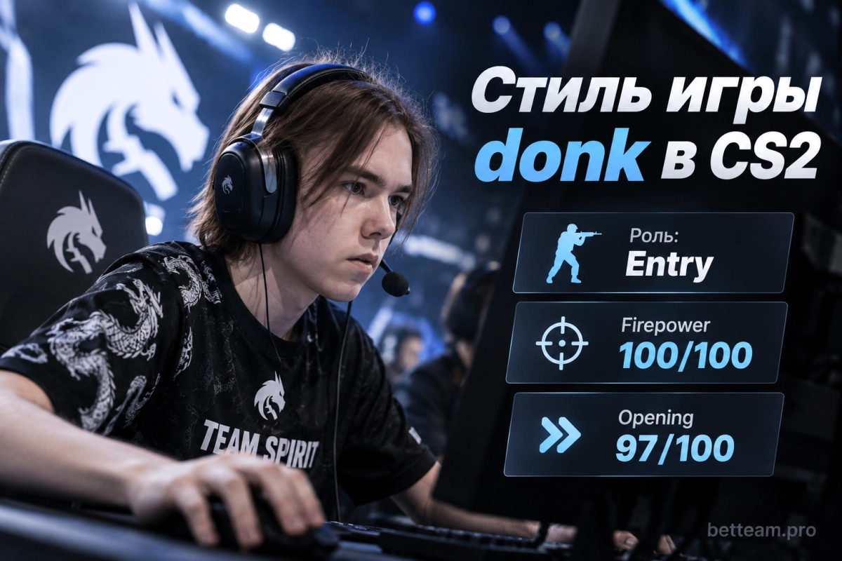 Стиль игры donk в CS2