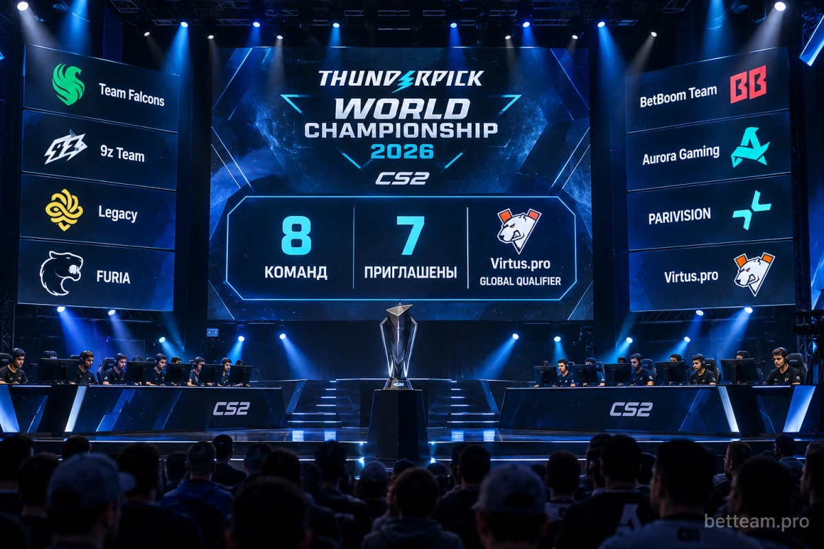 Участники Thunderpick World Championship 2026