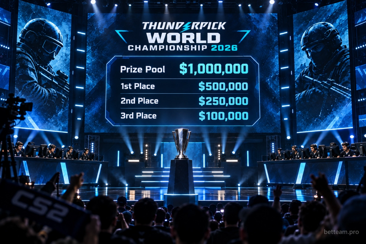 Призовой фонд Thunderpick World Championship 2026