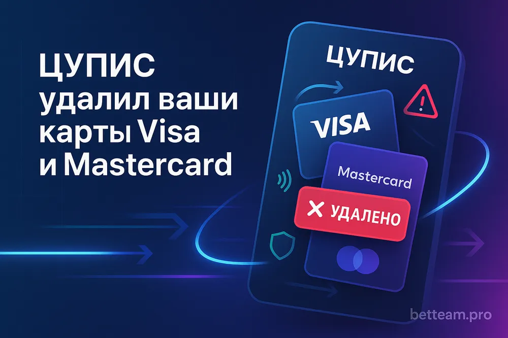 ЦУПИС удаляет просроченные Visa/MC из сохранённых карт: что делать