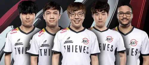 100 Thieves на турнире по League of Legends 2019