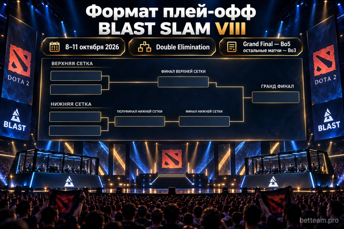 Формат плей-офф BLAST SLAM VIII