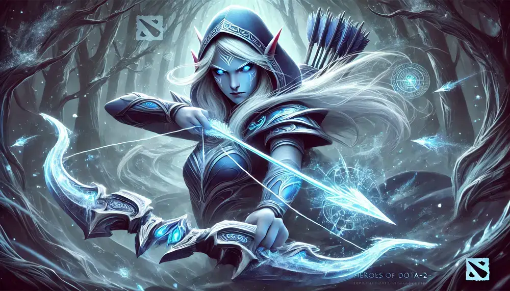 Герои DOTA-2: Drow Ranger на Betteam.pro