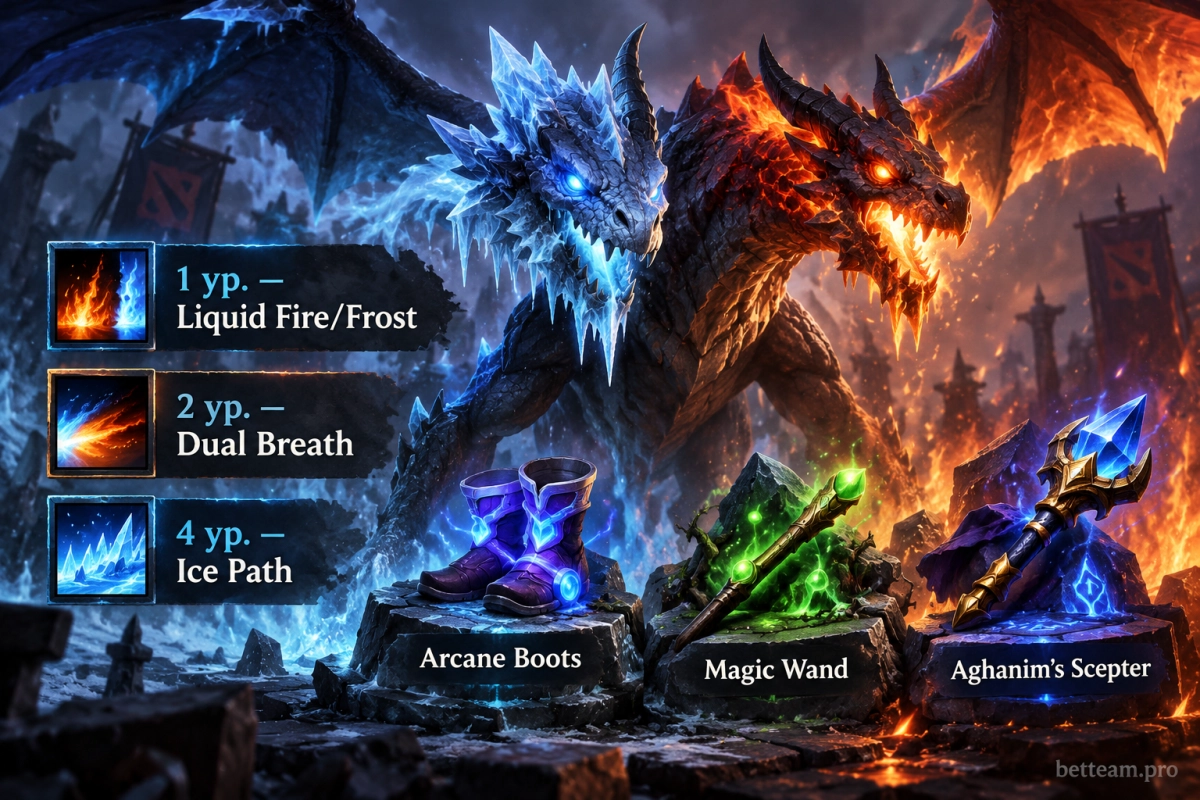 Прокачка и предметы для Jakiro в Dota 2