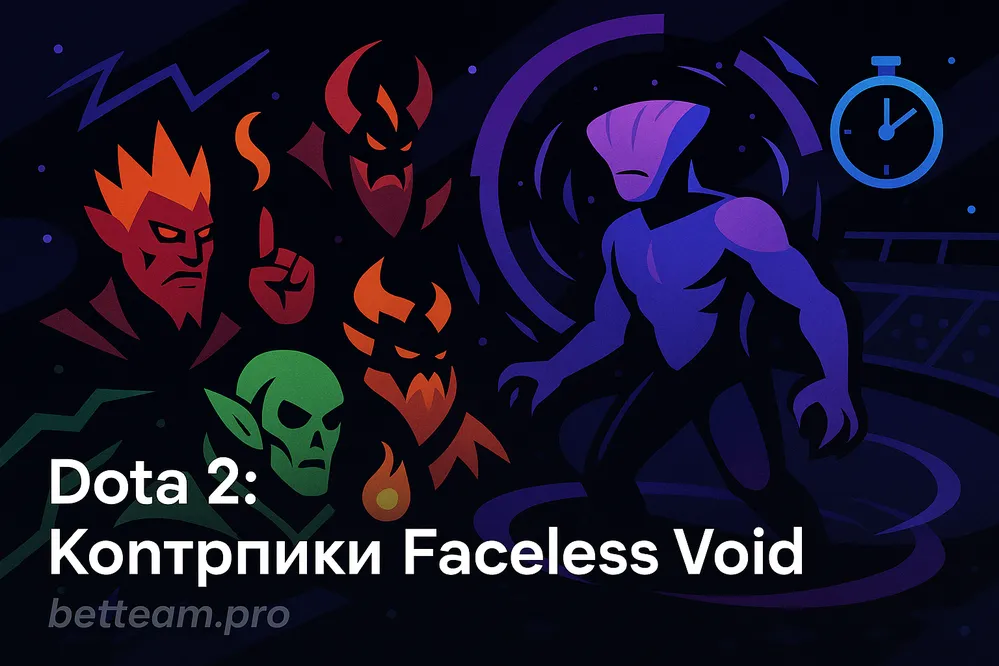Dota-2. Контрпики Faceless Void на Betteam.pro