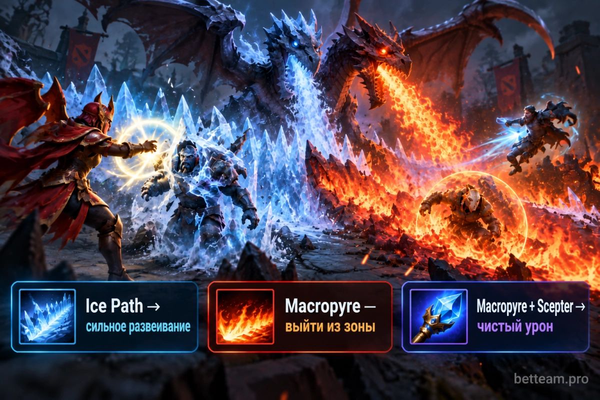 Как контрить способности Jakiro