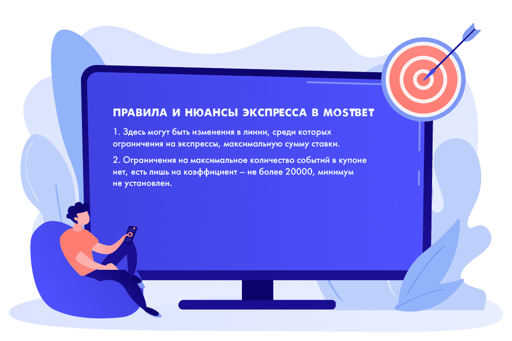 Правила и нюансы экспресса в Mostbet