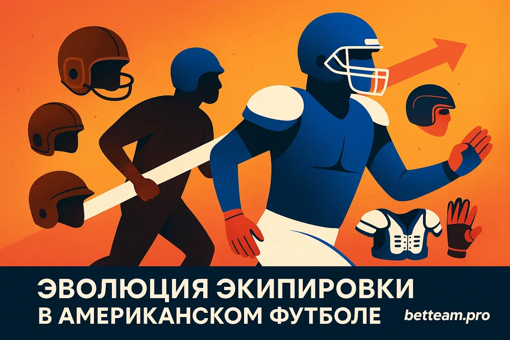 Эволюция экипировки в американском футболе на Betteam.pro
