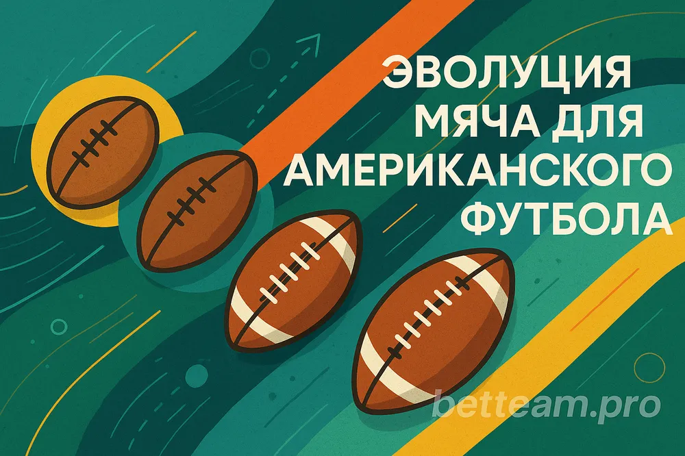 Эволюция мяча для американского футбола на Betteam.pro