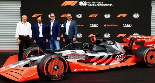 Проект Audi F1 Team после трансформации Sauber