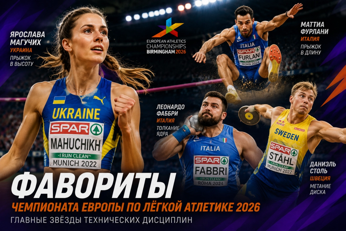 Ярослава Магучих и фавориты технических дисциплин чемпионата Европы 2026