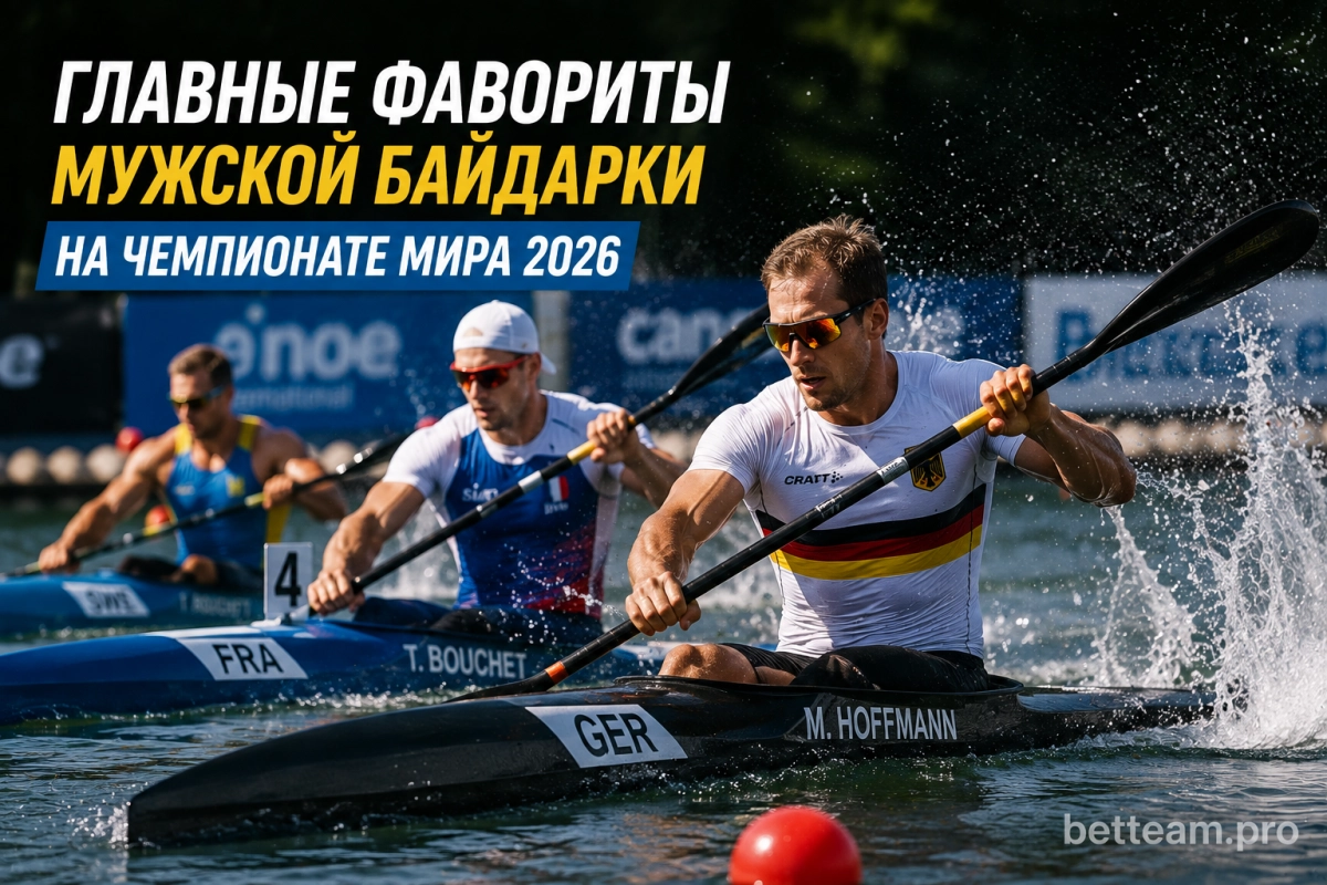 Главные фавориты мужской байдарки на чемпионате мира 2026