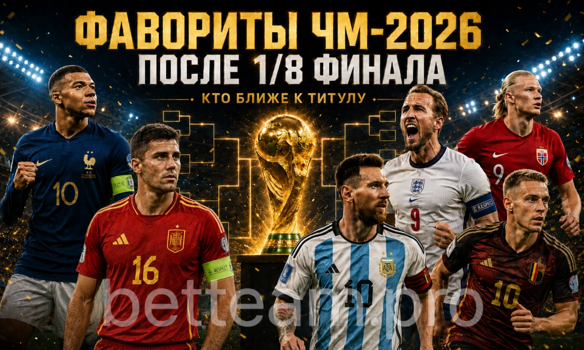 Фавориты ЧМ-2026 после 1/8 финала