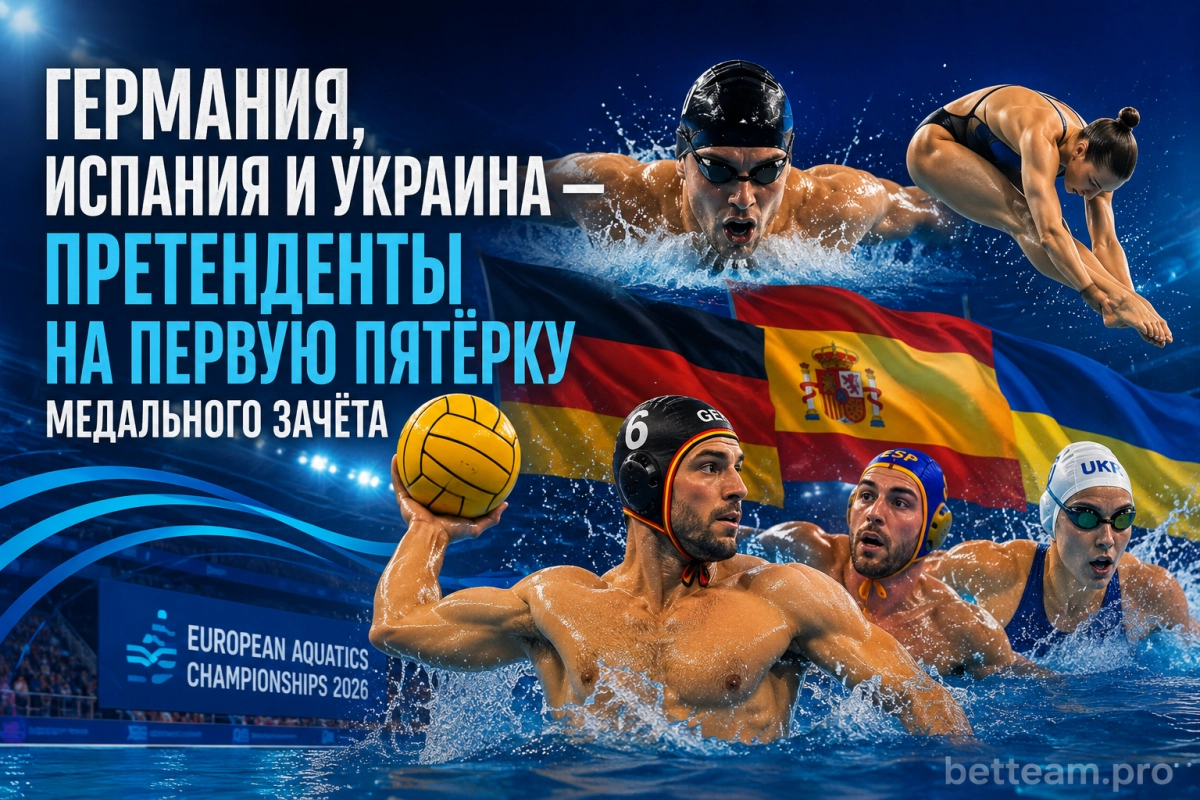 Германия, Испания и Украина &mdash; претенденты на первую пятёрку медального зачёта