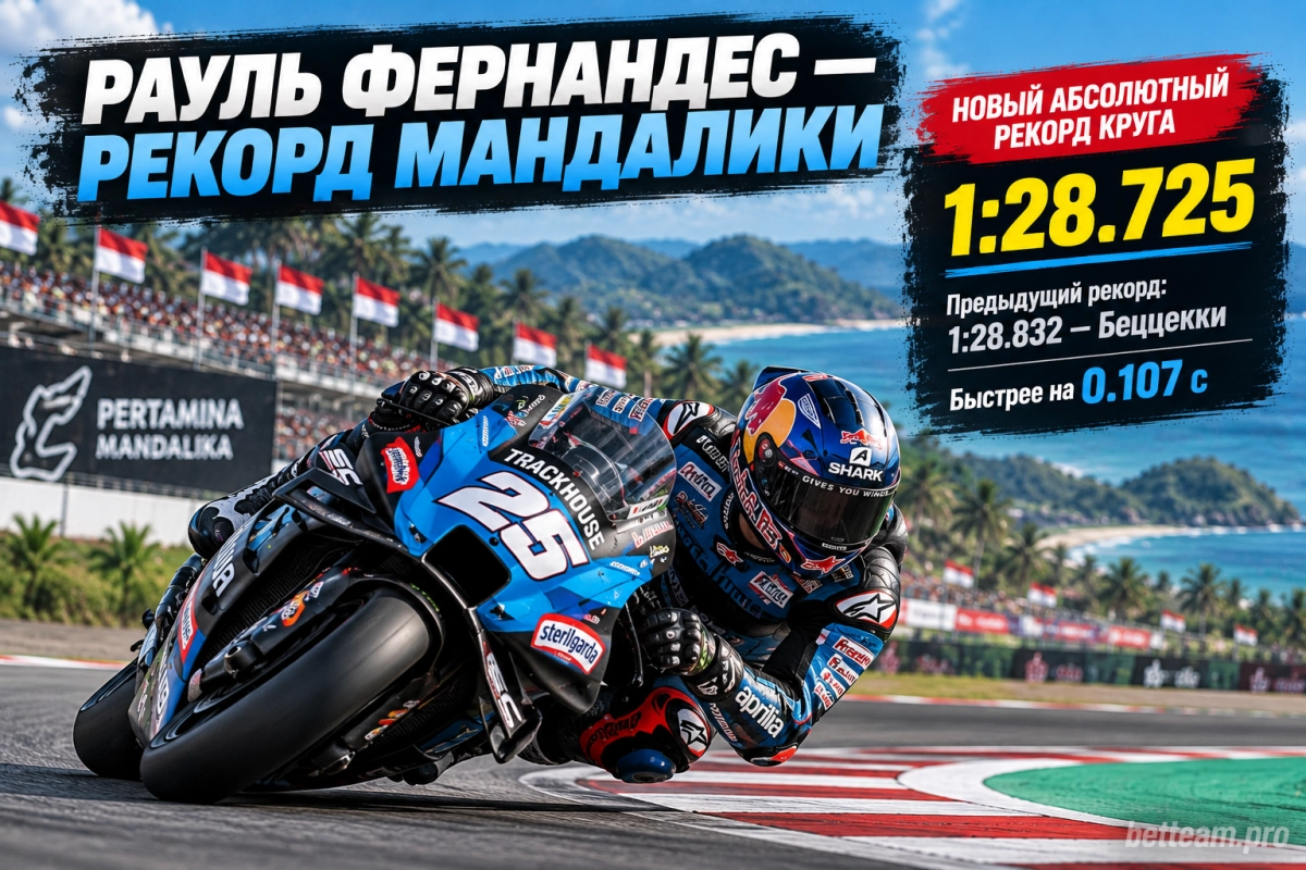 Рауль Фернандес &mdash; рекорд круга Мандалики 1:28.725