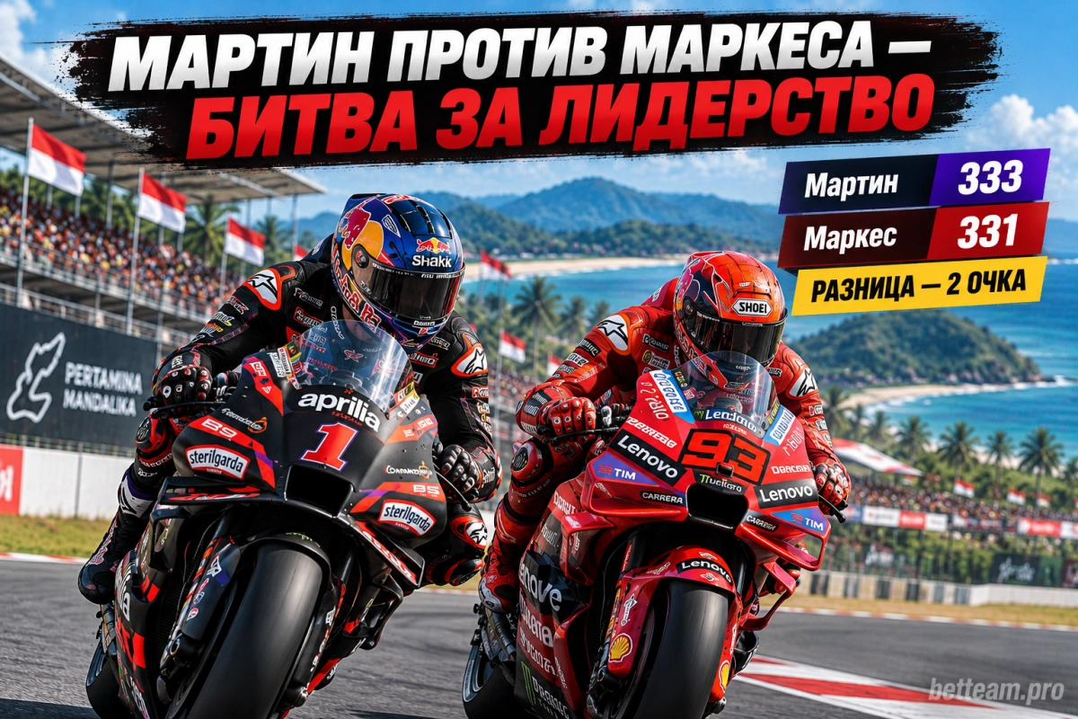 Хорхе Мартин и Марк Маркес перед Гран-при Индонезии MotoGP 2026
