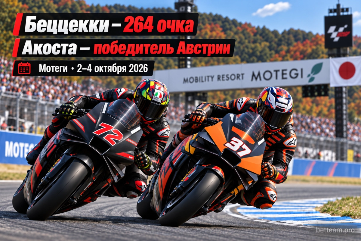 Марко Беццекки и Педро Акоста перед Гран-при Японии MotoGP