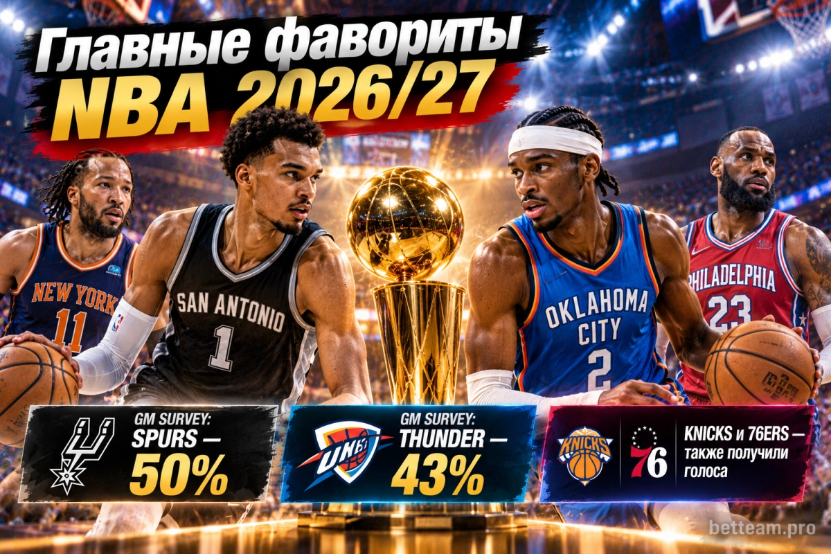 Главные фавориты NBA 2026/27
