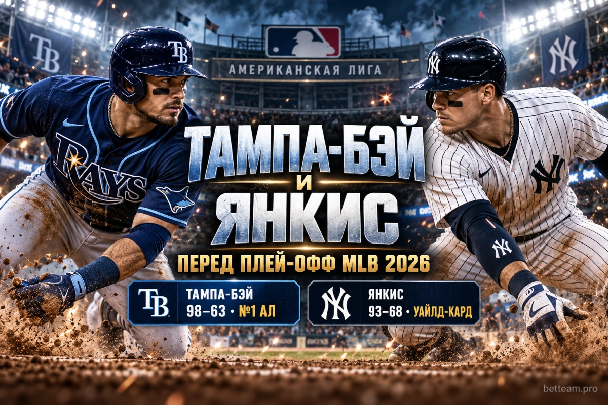 Тампа-Бэй Рейс и Нью-Йорк Янкис перед плей-офф MLB 2026