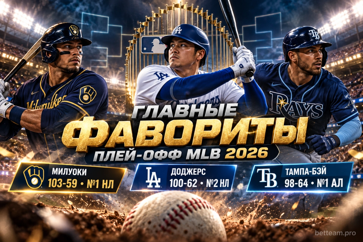 Главные фавориты плей-офф MLB 2026