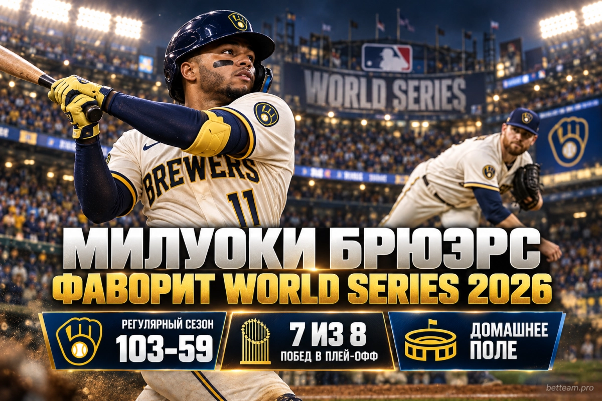 Милуоки Брюэрс &mdash; фаворит Мировой серии MLB 2026