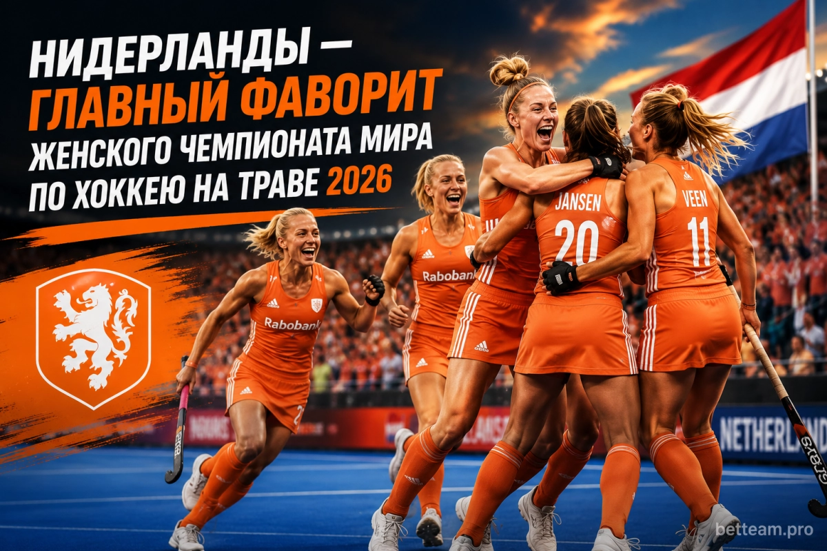 Нидерланды &mdash; главный фаворит женского чемпионата мира по хоккею на траве 2026