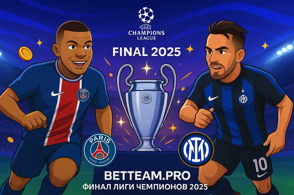 Финал Лиги Чемпионов 2025 на Betteam.pro