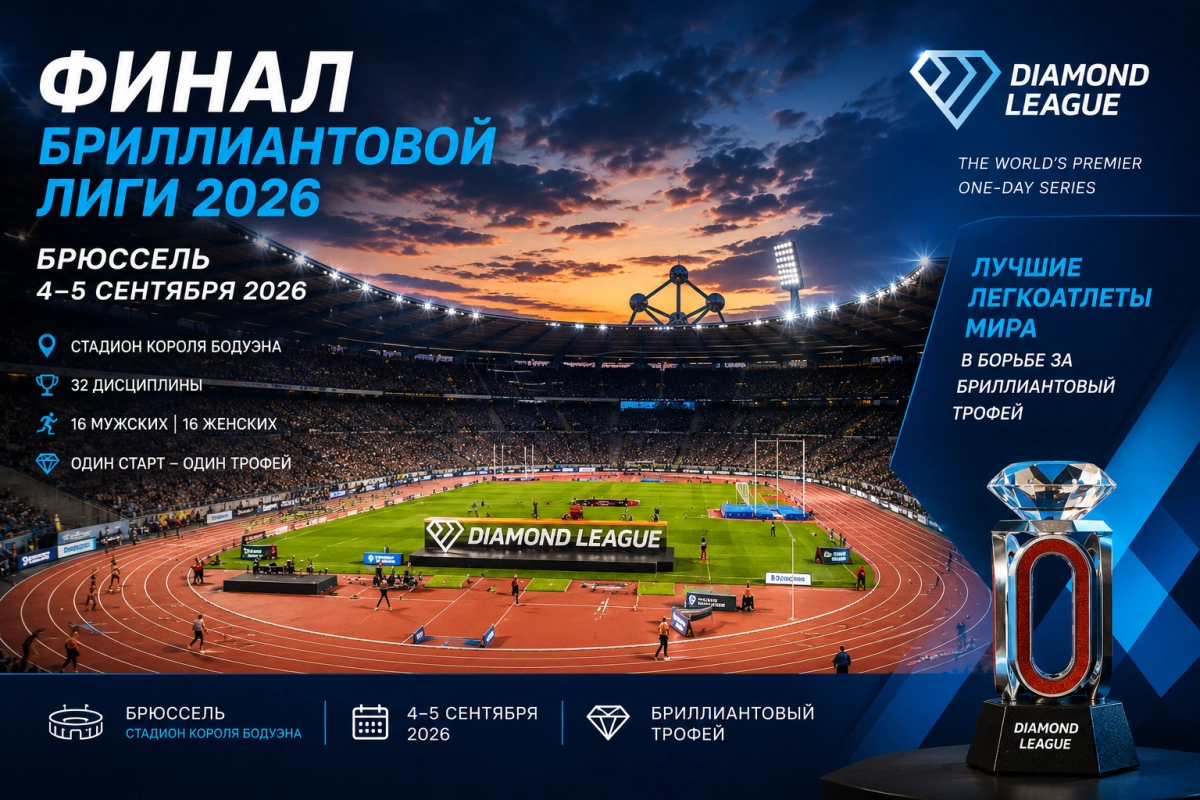 Финал Бриллиантовой лиги 2026 в Брюсселе