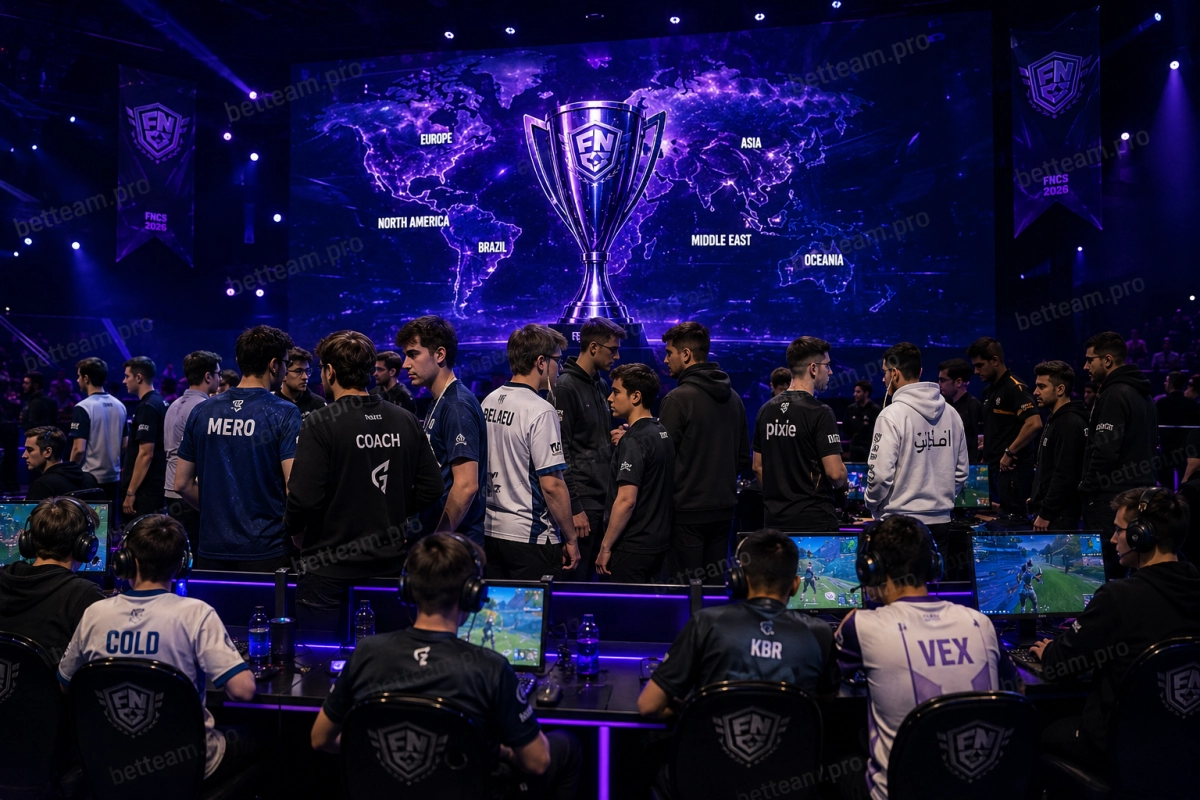 Участники группового этапа FNCS Major 1 Summit 2026