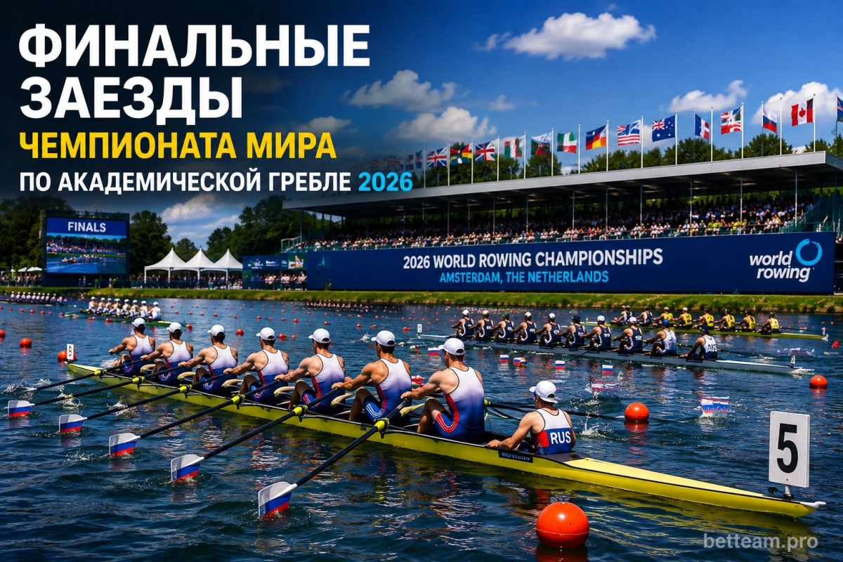 Финальные заезды чемпионата мира по академической гребле 2026