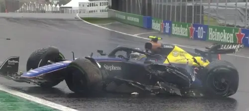 Инциденты и обгоны на Гран-при Бразилии