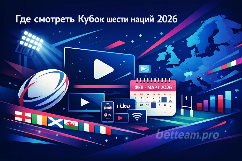 Где смотреть Кубок шести наций 2026: расписание и трансляции