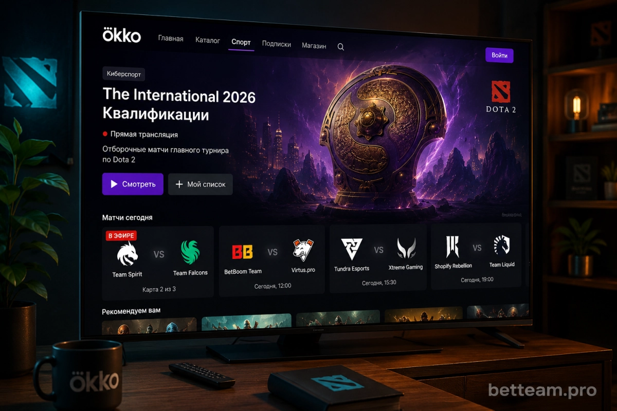 Русскоязычная трансляция The International 2026 на Okko