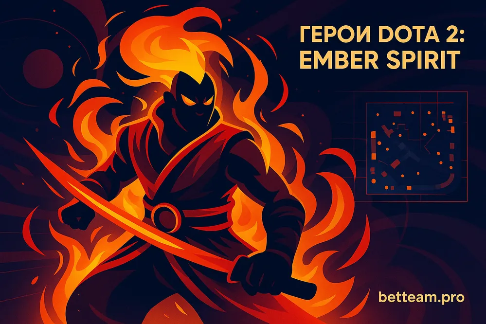 Герои DOTA-2: Ember Spirit на Betteam.pro