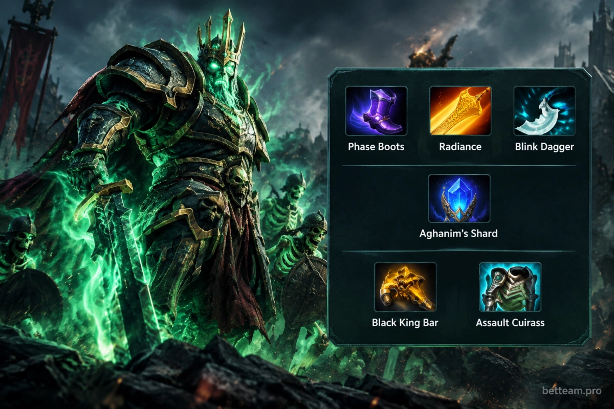 Предметы и роли Wraith King в патче 7.41e
